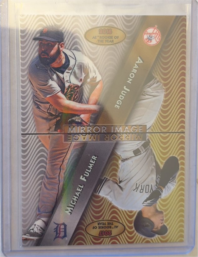 2017 Topps Throwback Thursday Mirror Image Aaron Judge / Michael Fulmer — front