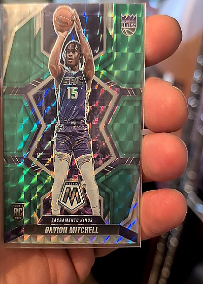 2021-22 Panini Mosaic #208 Davion Mitchell — front