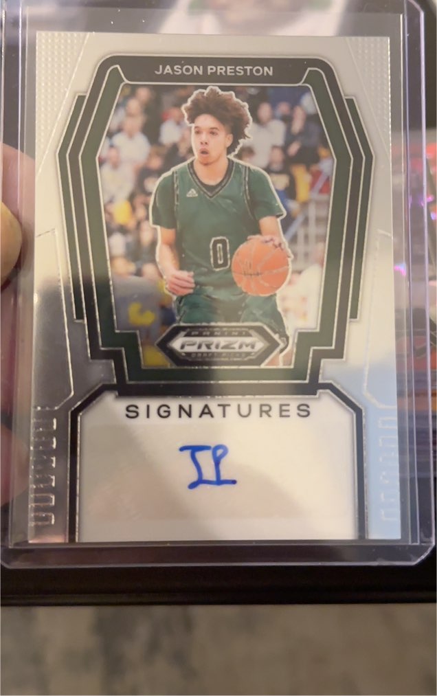 2024 Panini Prizm Draft Picks Signatures #S-JPR Jason Preston — front