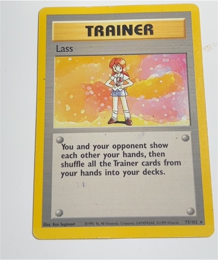 1999 Pokémon Base Set #75 Lass — front