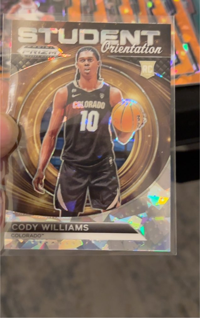 2024 Panini Prizm Draft Picks #23 Cody Williams Student Orientation — front