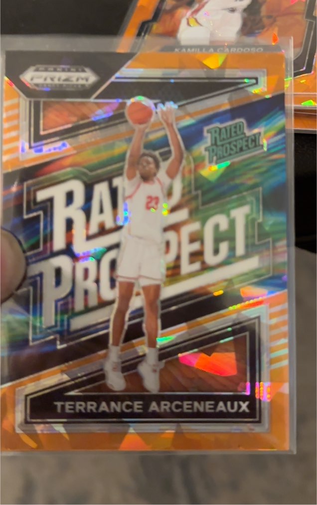 2024 Panini Prizm Draft Picks #3 Terrance Arceneaux Rated Prospect — front