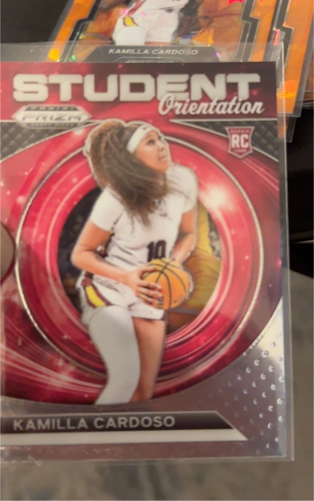 2024 Panini Prizm Draft Picks #4 Kamilla Cardoso Student Orientation — front