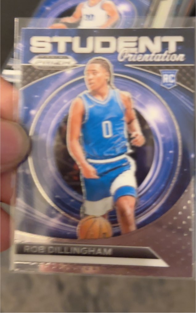 2024 Panini Prizm Draft Picks #5 Rob Dillingham Student Orientation — front