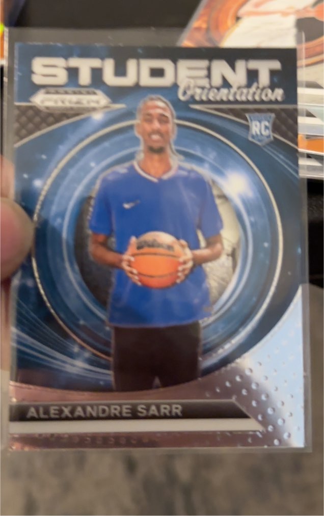 2024 Panini Prizm Draft Picks #17 Alexandre Sarr Student Orientation — front