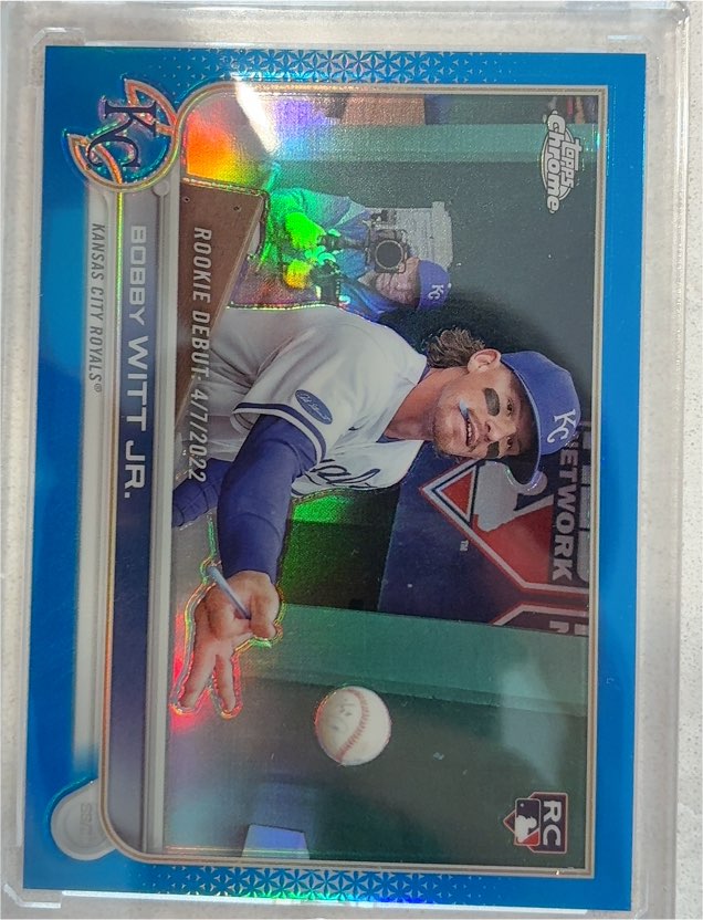 2022 Topps Chrome Update #USC176 Bobby Witt Jr. RC — front