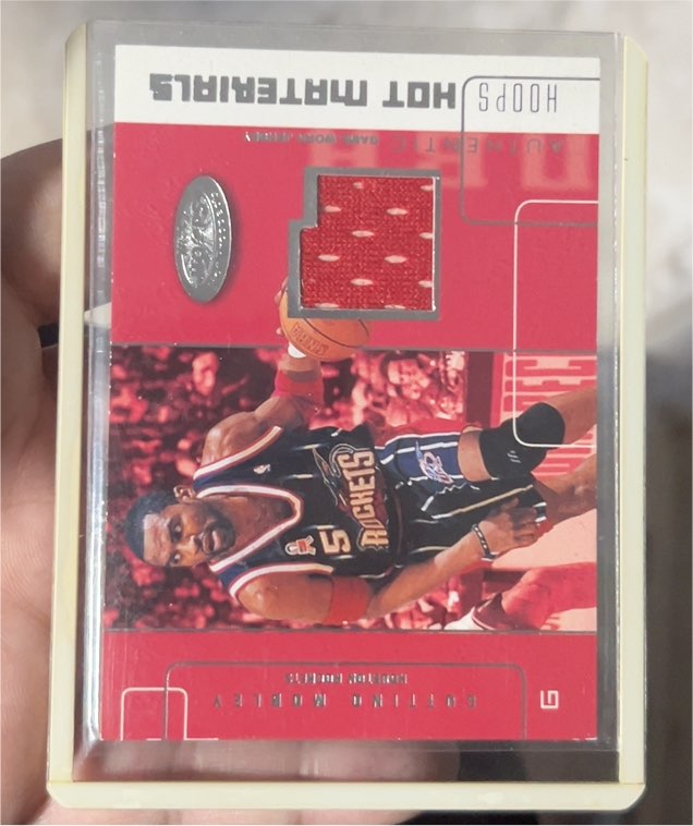 2002-03 Hoops Hot Prospects Hot Materials #HM-CM Cuttino Mobley — front