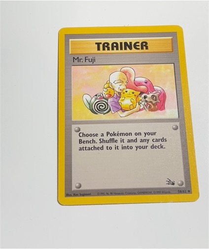 1999 Pokémon Fossil #58 Mr. Fuji — front