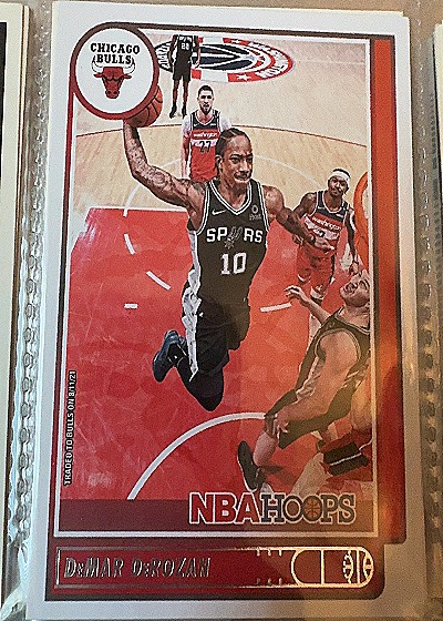 2021-22 Panini NBA Hoops #4 DeMar DeRozan — front