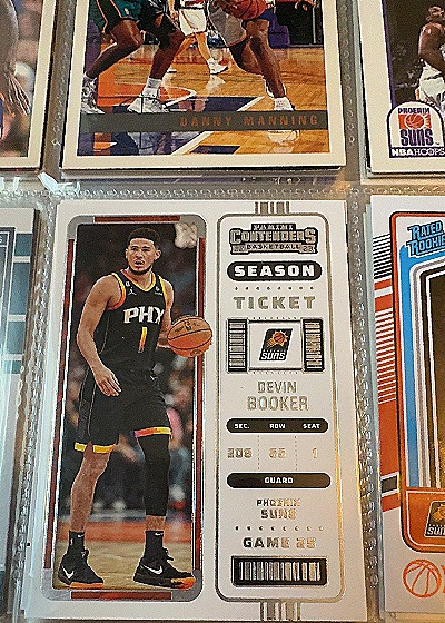 2022-23 Panini Contenders Season Ticket #65 Devin Booker — front