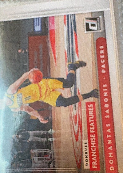 2021 Donruss Franchise Features Donatas Sabonis - Pacers — front