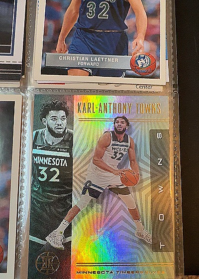 2020 Panini Prizm #32 Karl-Anthony Towns — front