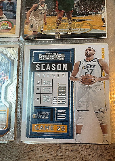 2020-21 Panini Contenders #61 Rudy Gobert — front
