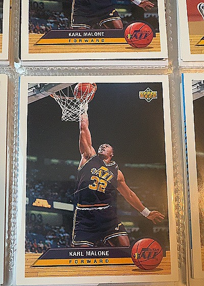 1992-93 Upper Deck McDonald's #P40 Karl Malone — front