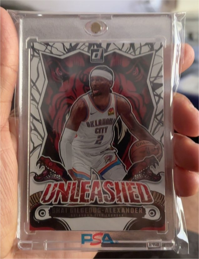 2024-25 Donruss #11 Shai Gilgeous-Alexander Unleashed — front