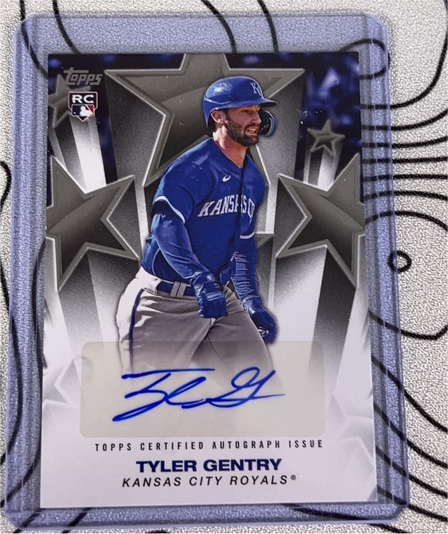 2025 Topps Series 2 Baseball Stars Auto RC #BSA2-TGE Tyler Gentry — front