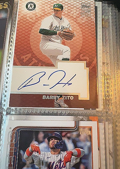 2003 Topps Autographs #TA-BZ Barry Zito — front