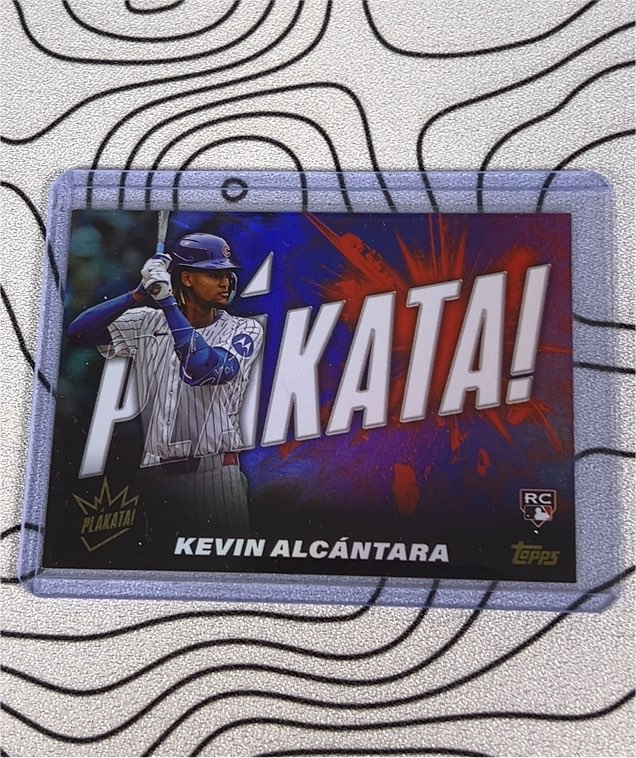 2025 Topps Series 1 Plakata! #PLAK-XX Kevin Alcántara — front