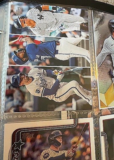 2022 Topps Opening Day Triple Play DJ LeMahieu/Aaron Judge/Gerrit Cole New York Yankees — front