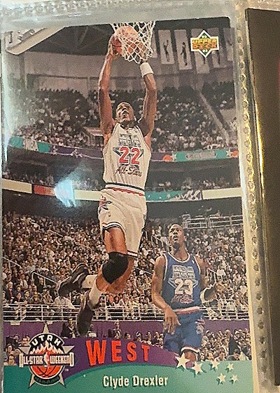 1991-92 Upper Deck #1 Clyde Drexler — front