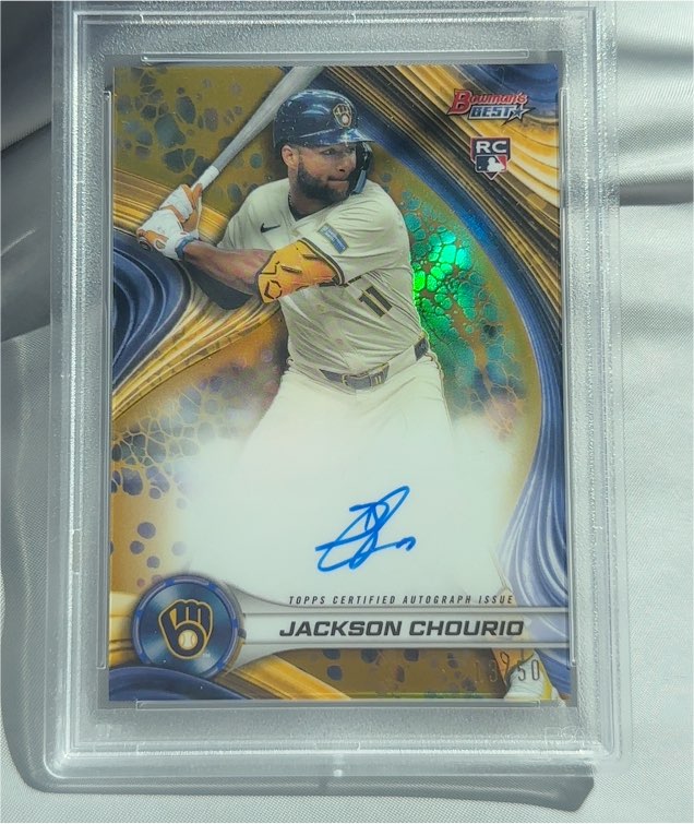 2024 Bowman's Best #RC Jackson Chourio — front