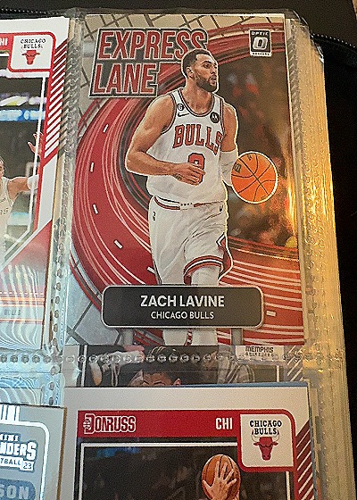 2022-23 Panini Donruss Optic Express Lane #15 Zach LaVine — front