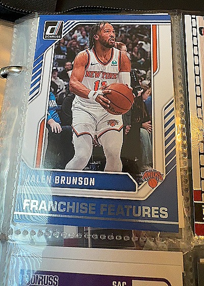 2024-25 Donruss #14 Jalen Brunson Franchise Features — front