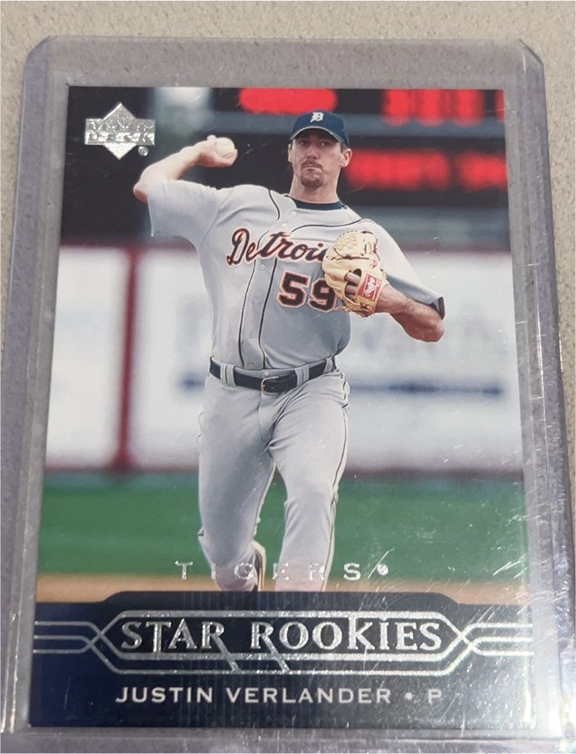 2005 Upper Deck #430 Star Rookies Justin Verlander — front