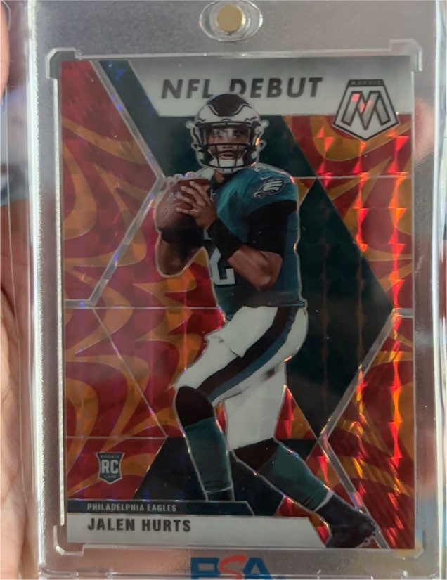 2020 Panini Mosaic #265 Jalen Hurts NFL Debut Rookie Card — front