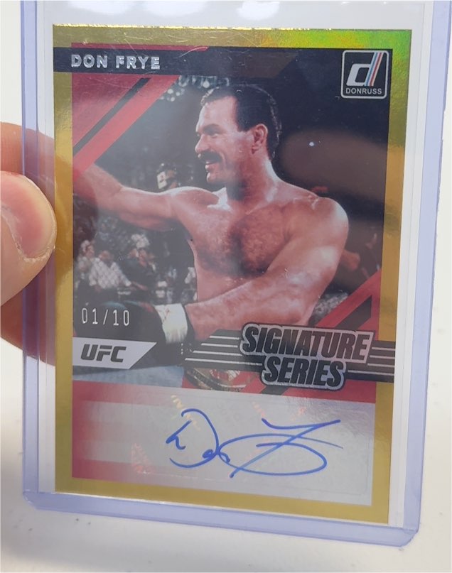 2022 Donruss UFC Signature Series #SS-DFY Don Frye — front