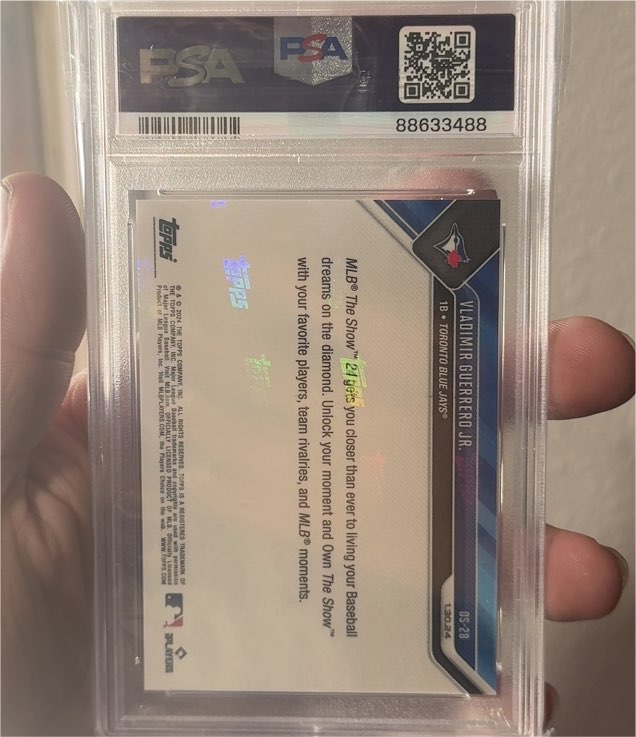 2023 Topps Now #OS-28 Vladimir Guerrero Jr. — front