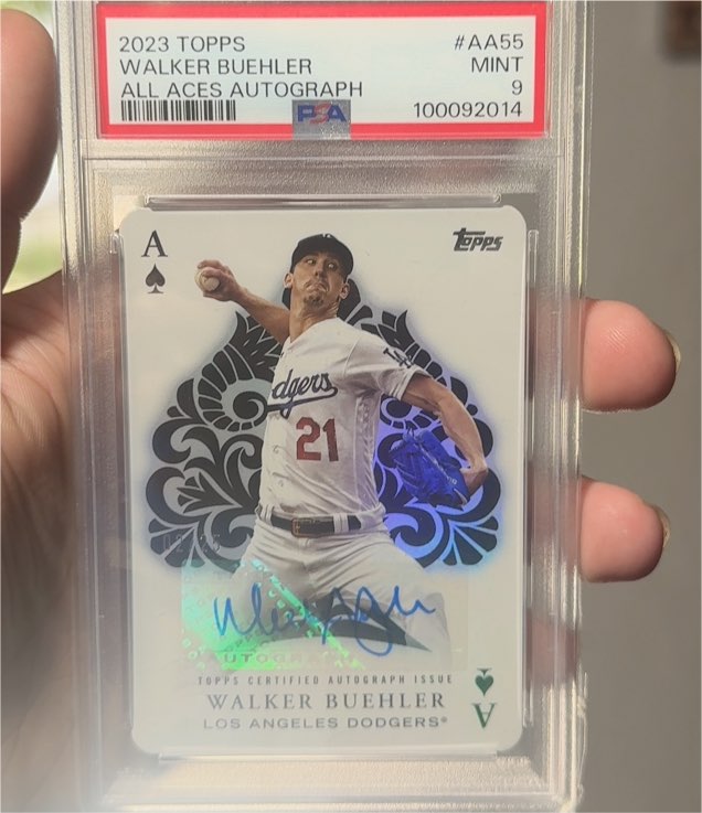 2023 Topps All Aces #AA-55 Walker Buehler — front