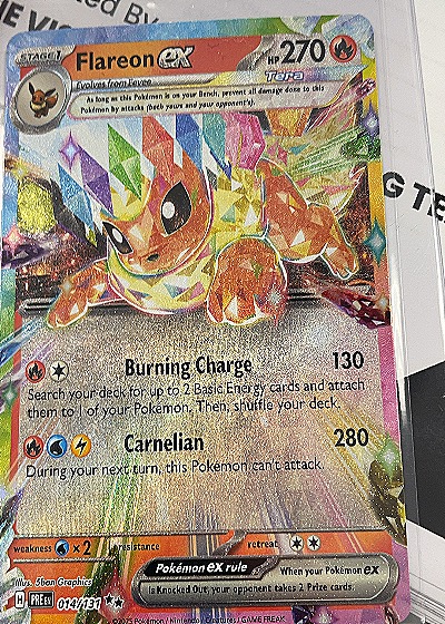 Flareon ex 014/131 Prismatic Evolutions — front