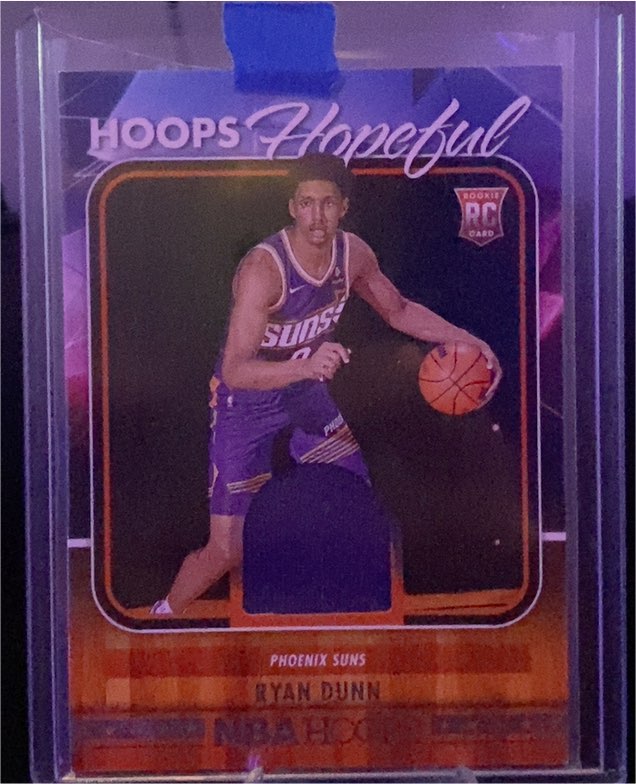 2024-25 Panini NBA Hoops Hopeful Swatch #HHM-RDS Ryan Dunn — front