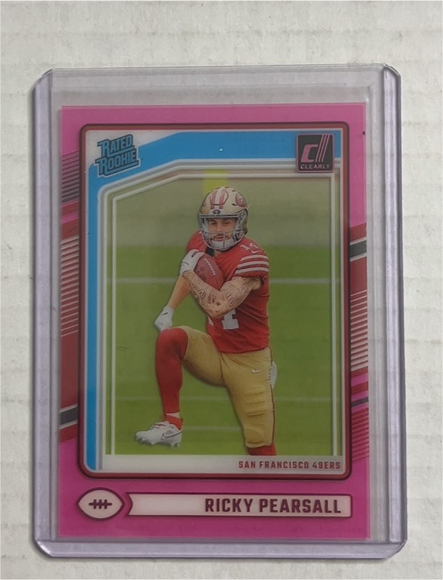 2024 Panini Donruss Clearly #65 Ricky Pearsall — front