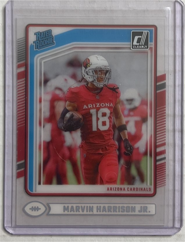 2024 Panini Clearly Donruss #54 Marvin Harrison Jr. — front
