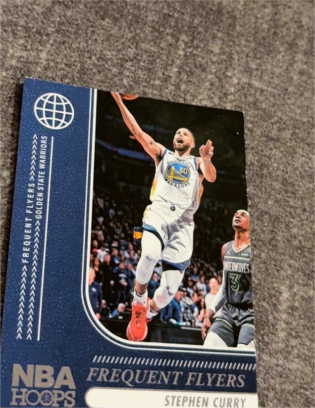 2024-25 Panini NBA Hoops #6 Stephen Curry Frequent Flyers — front