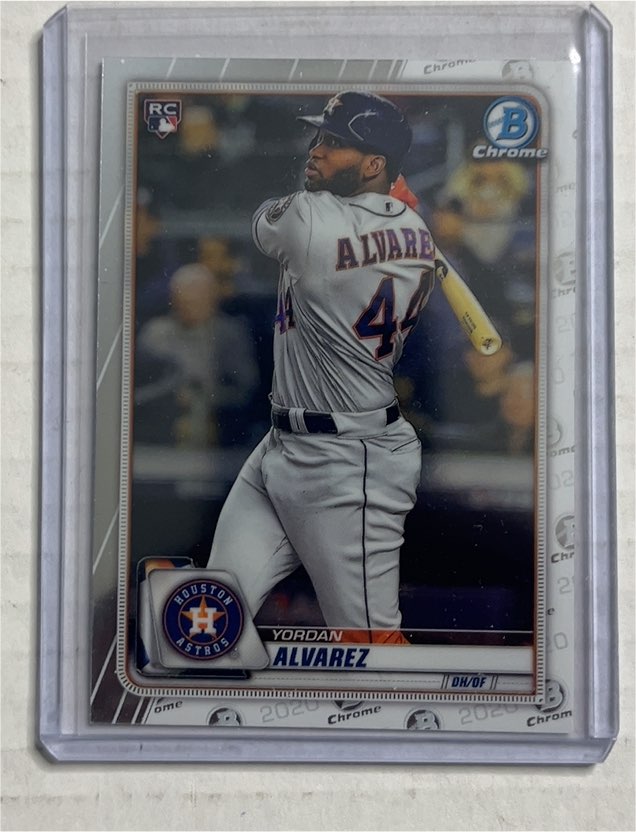2020 Bowman Chrome #25 Yordan Alvarez — front