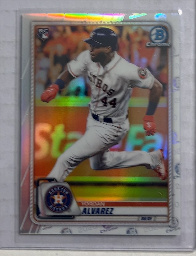 2020 Bowman Chrome #25 Yordan Alvarez — front