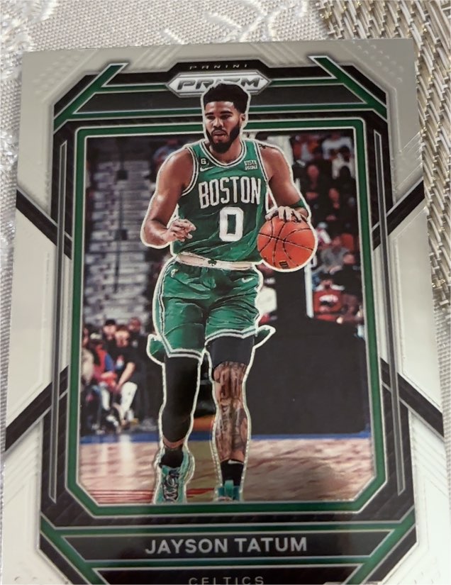 2022-23 Panini Prizm #17 Jayson Tatum — front