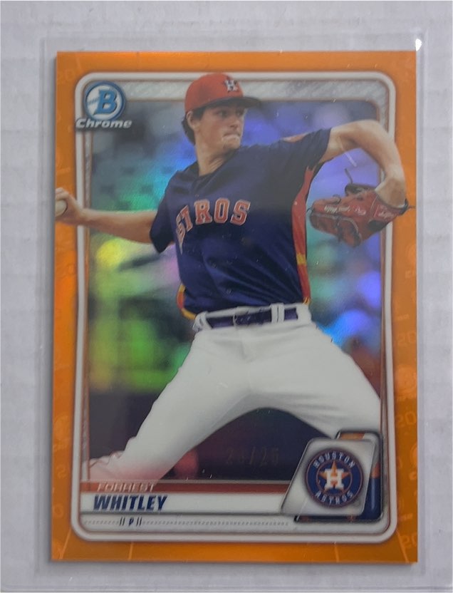 2020 Bowman Chrome Prospects #192 Forrest Whitley — front