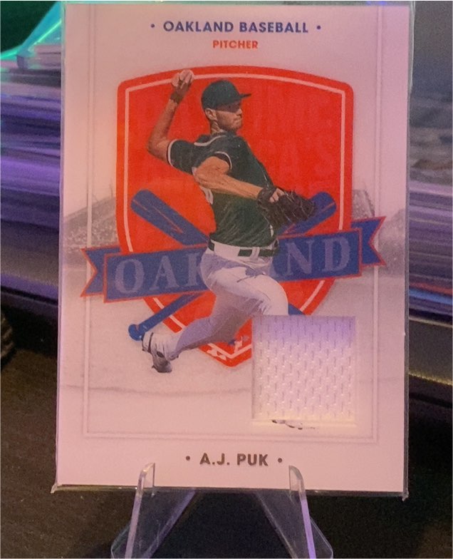 2021 Panini Chronicles America's Pastime #26 A.J. Puk — front