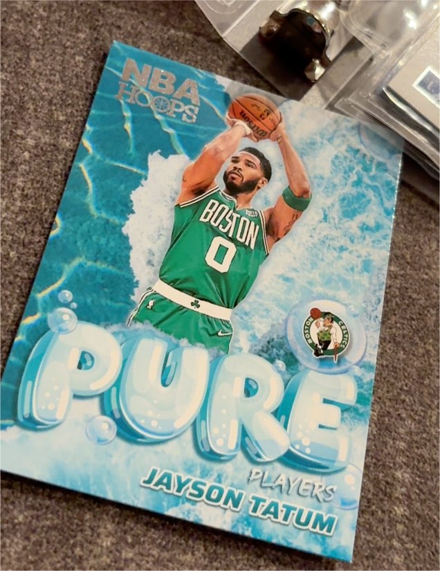 2024-25 Panini NBA Hoops #2 Pure Players Jayson Tatum — front