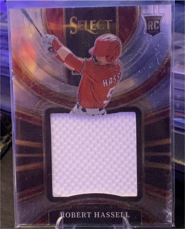 2023 Panini Select #PJS-RH Robert Hassell Rookie Jumbo Jersey — front