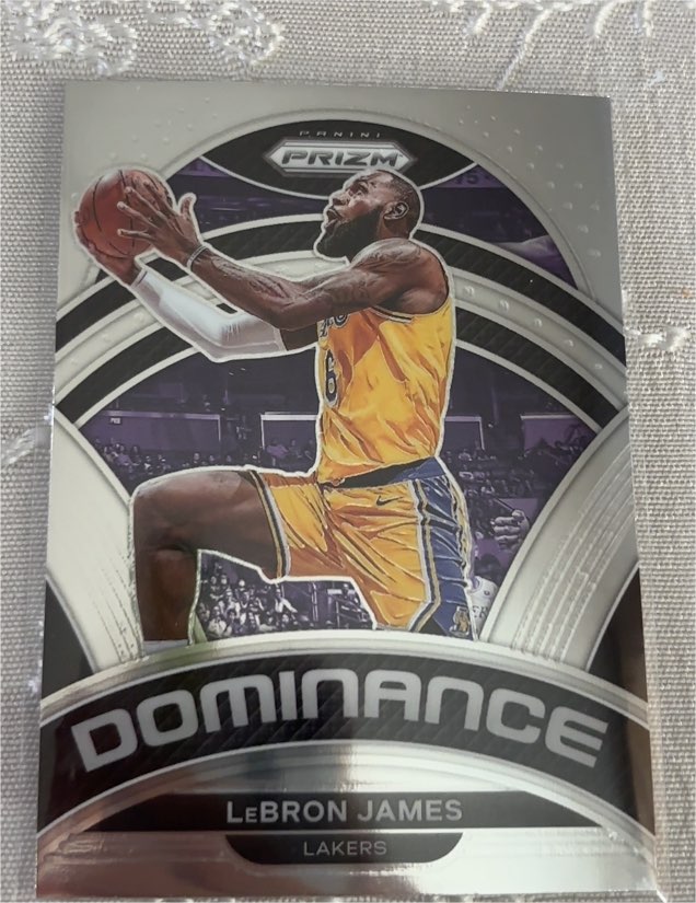2022-23 Panini Prizm #24 LeBron James Dominance — front