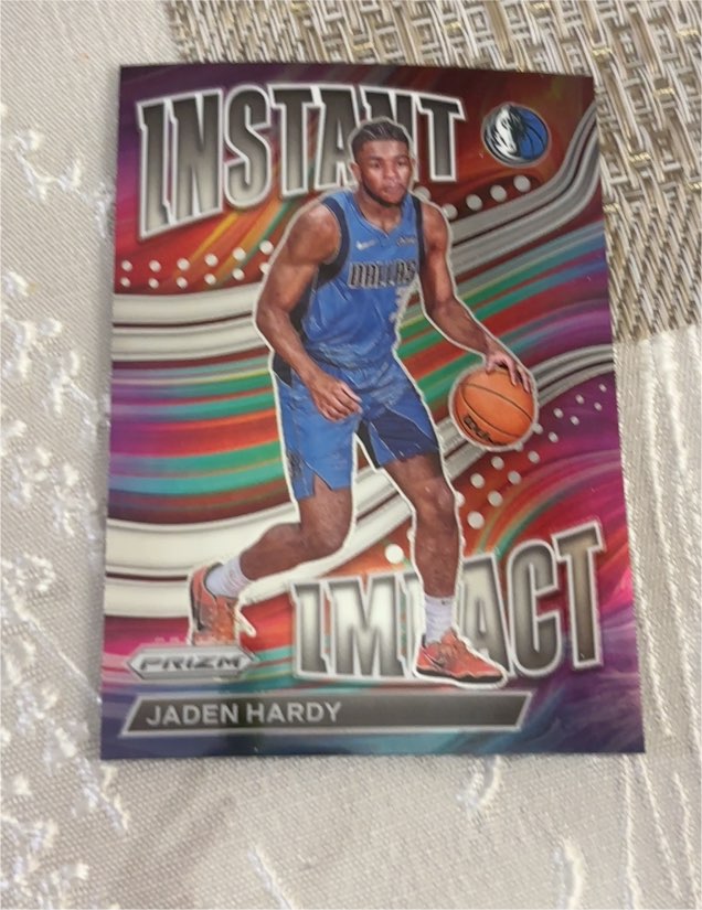 2022-23 Panini Prizm #16 Jaden Hardy Instant Impact — front