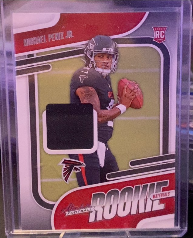 2024 Panini Absolute Rookie Materials #ARM-MPJ Michael Penix Jr. — front