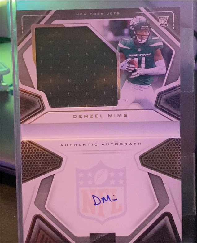 2020 Panini Playbook #223 Denzel Mims — front
