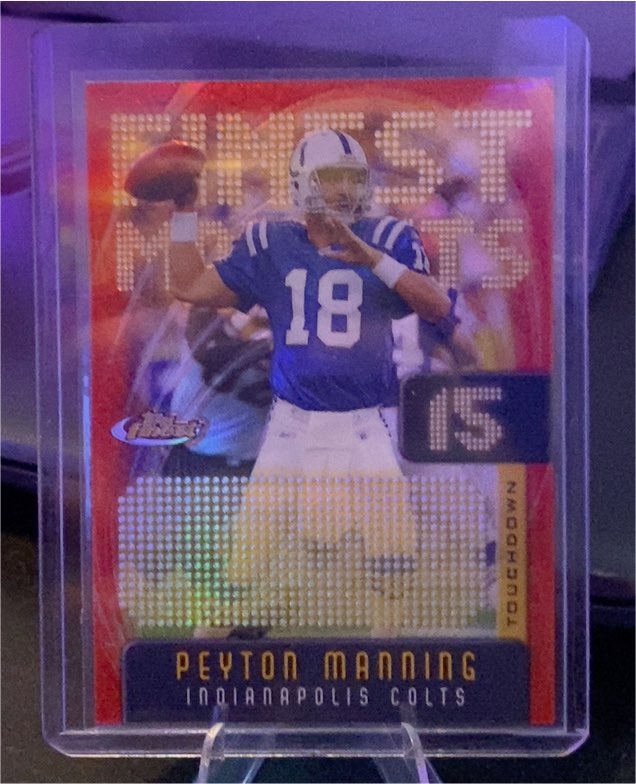 2005 Topps Finest Finest Moments #FM15 Peyton Manning — front