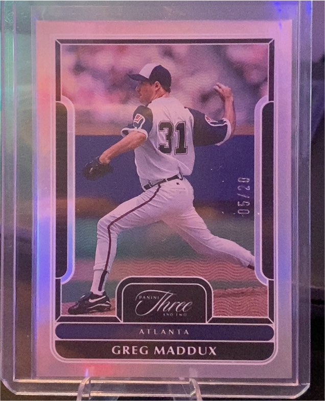 2023 Panini Three and Two #81 Greg Maddux — front